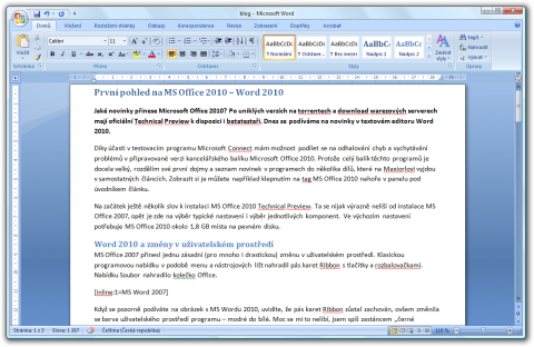 MS Word 2007