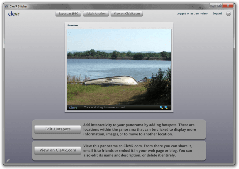 CleVR Stitcher a panoramatická fotografie