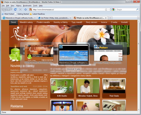 Firefox 3.6 ve Windows 7