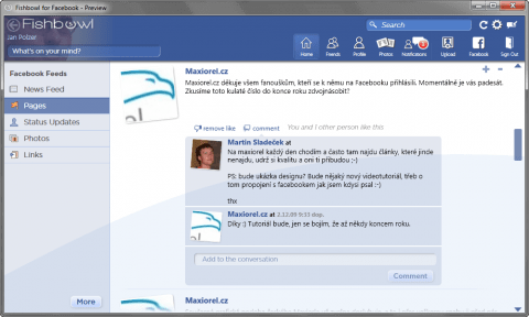 Facebook klient Fishbowl