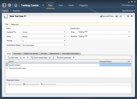 Visual Studio Test Elements 2010