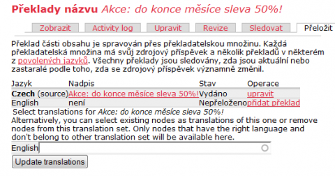 Drupal a překlad článku