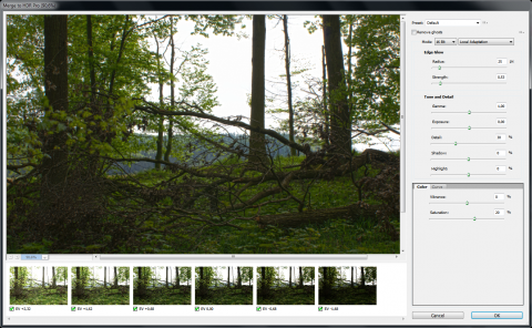 Příprava HDR fotografie v&nbsp;Adobe Photoshop CS5