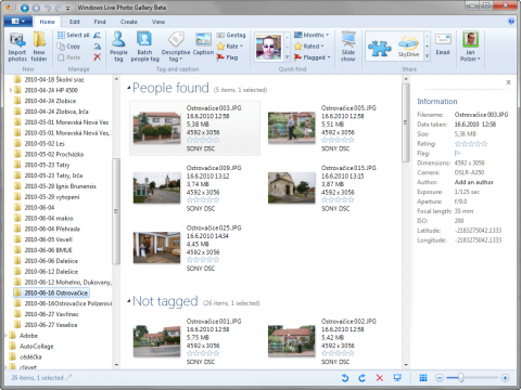 Windows Live Fotogalerie