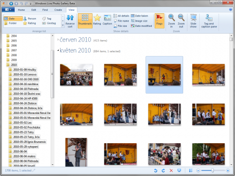 Windows Live Fotogalerie