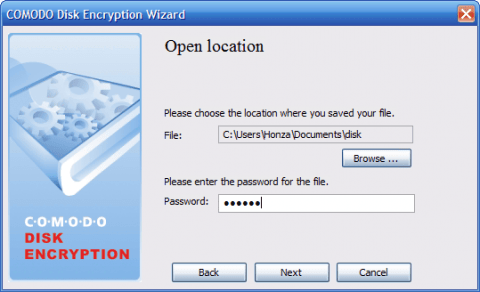  Comodo Disk Encryption