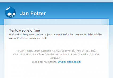 Drupal v&nbsp;režimu offline