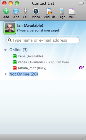 Microsoft Messenger