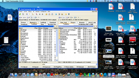 Parallels Desktop 6 - Total Commander na Mac OS X