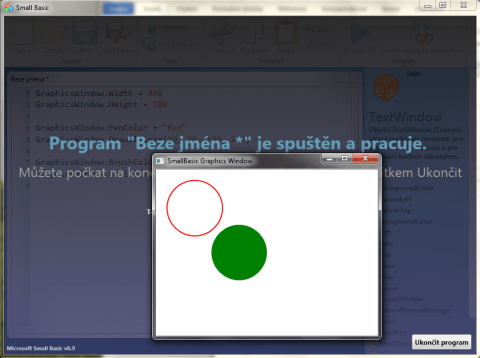 Microsoft Small Basic - grafický výstup