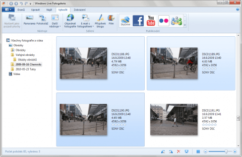 Windows Live Fotogalerie