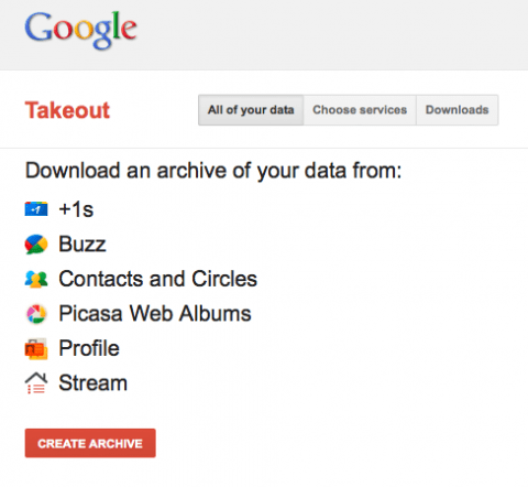 Google Takeout