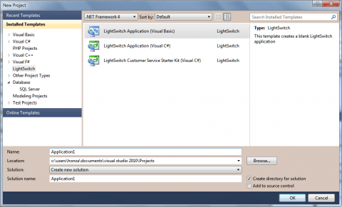 Visual Studio LightSwitch 2011