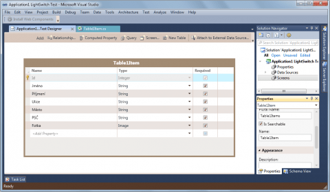 Visual Studio LightSwitch 2011
