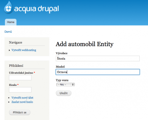 Drupal 7 a entity