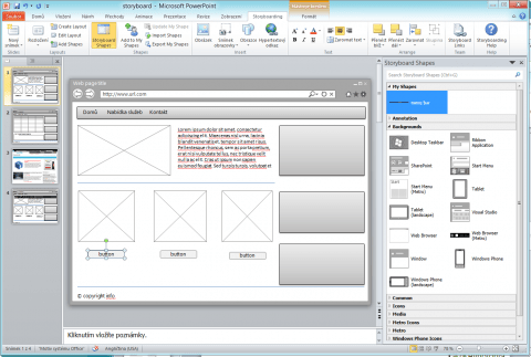 PowerPoint Storyboarding