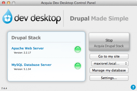 Acquia Dev Desktop