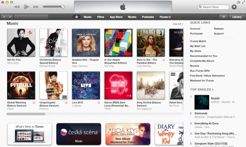 iTunes 11 jsou rychlejší a mají nové rozhraní
