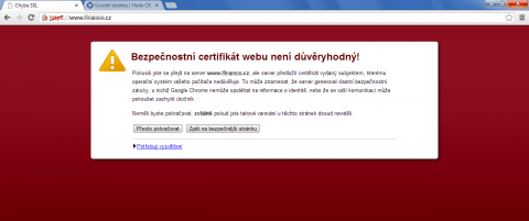 SSL certifikát