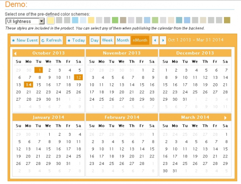 multiview calendar pro Joomla