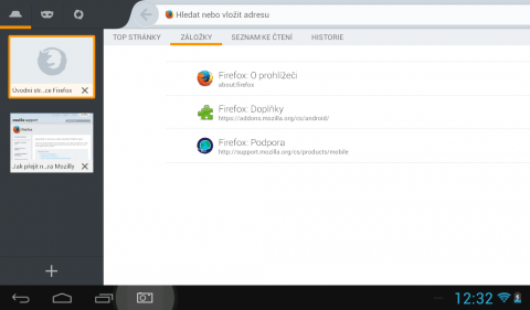 FIrefox pro Android