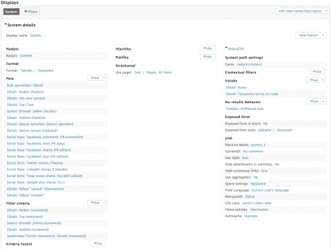 Administration Views pro Drupal