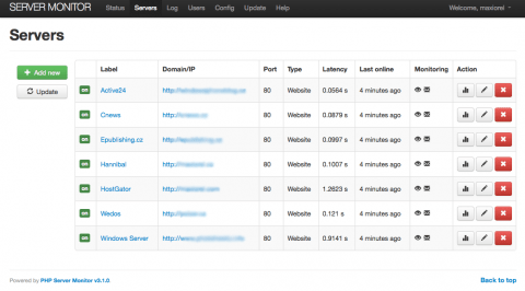 PHP Server Monitor