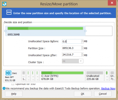 EaseUS Partition Master