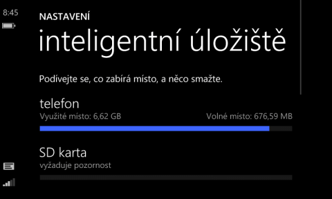 Jak naformátovat micro SD kartu ve Windows Phone?