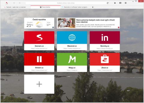 prohlížeč Seznam.cz