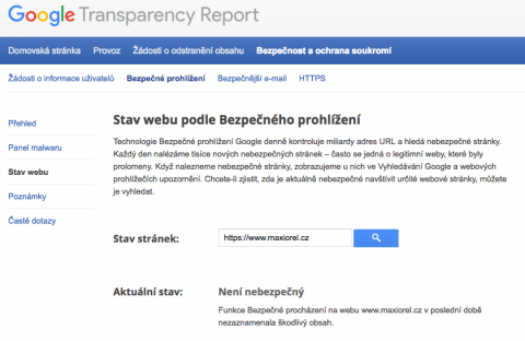 Google Transparency Report