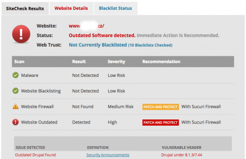 Sucuri SiteCheck