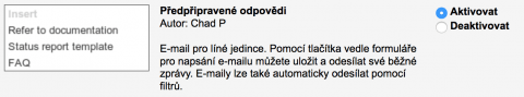 Předpřipravené odpovědi v Gmailu