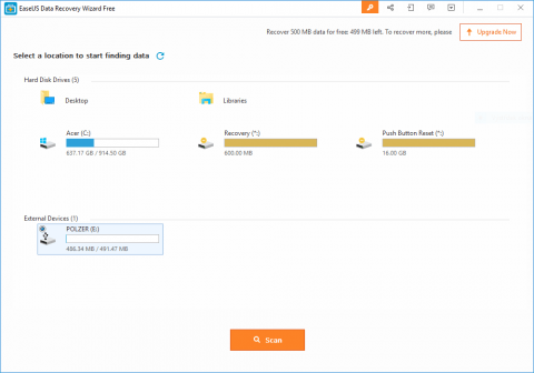 EaseUS Data Recovery Wizard Free