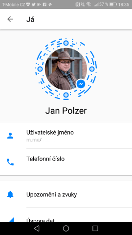 Facebook Messenger - nastavení