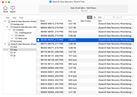 EaseUS Free Mac Data Recovery
