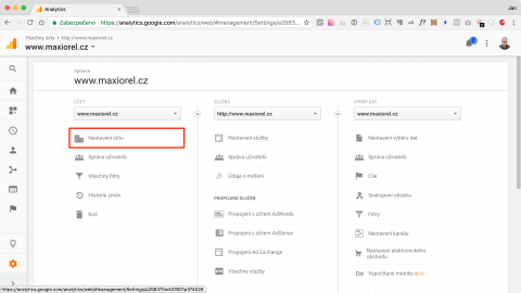 Souhlas s GDPR v Google Analytics