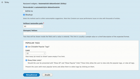 Drupal 8 Popular Tags