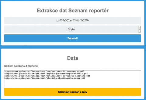 Seznam Webmaster Extractor