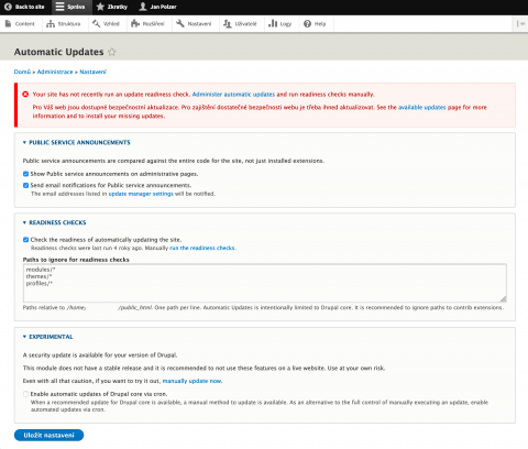 Drupal Automatic Updates