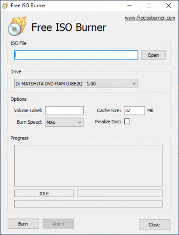 Free ISO Burner