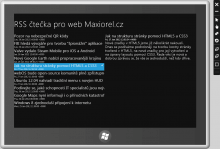 RSS čtečka pro Windows 8 a Metro