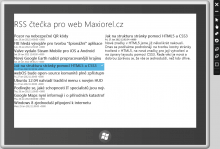 RSS čtečka pro Windows 8 a Metro