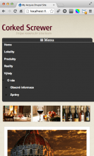 Corked Screwer a responsivní menu v Drupalu