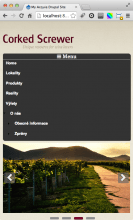 Corked Screwer a responsivní menu v Drupalu