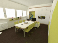 Finální vizualizace kanceláře od JiMaRa