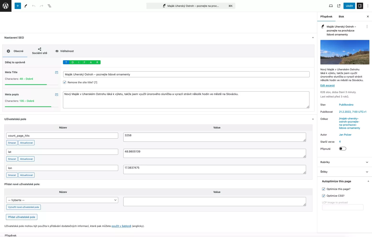 WordPress a plugin The SEO Framework