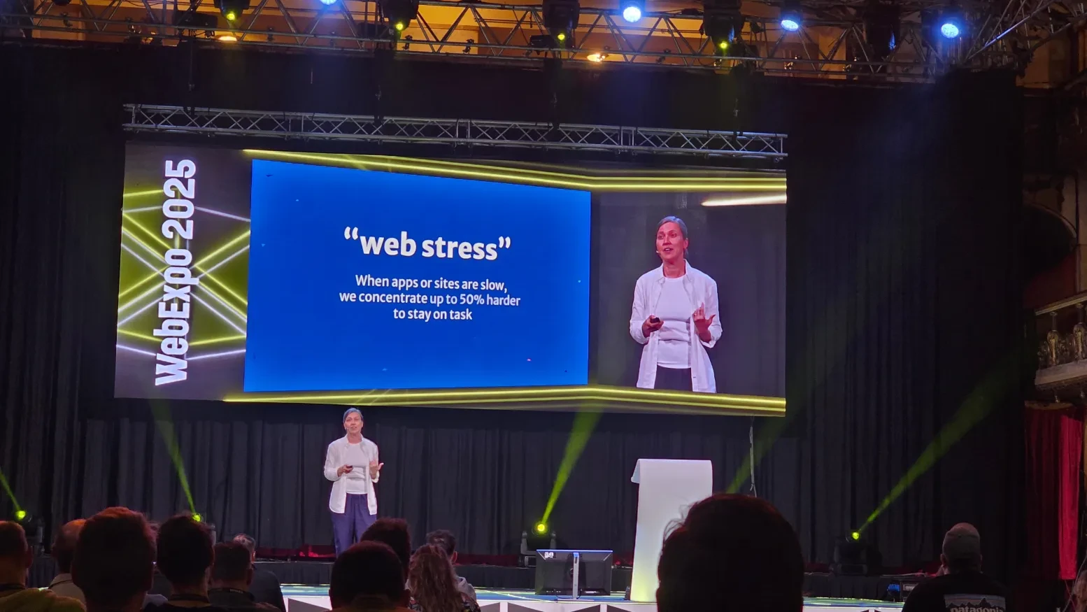 Tammy Everts s přednáškou o rychlosti webu
