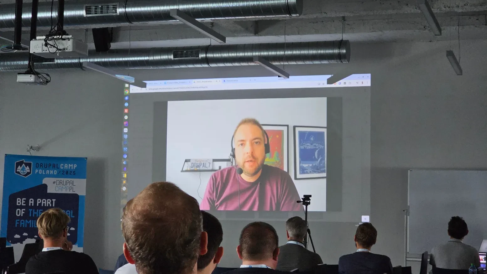 Dries a jeho zdravice na DrupalCamp Poland 2025