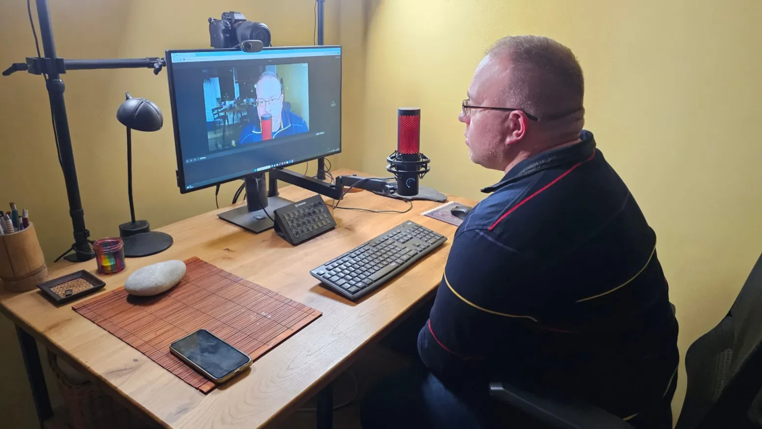 Nahrávání podcastu KYBcast